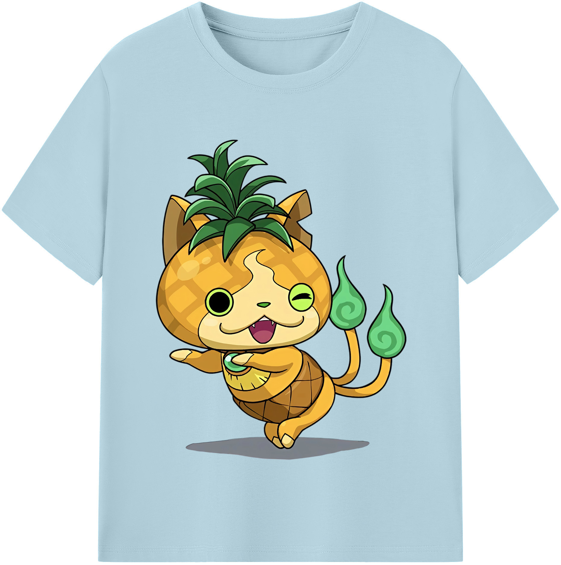 （画像用） 妖怪ウォッチ Yo-kai Watch 綿100％半袖Tシャツ（フロントプリント）